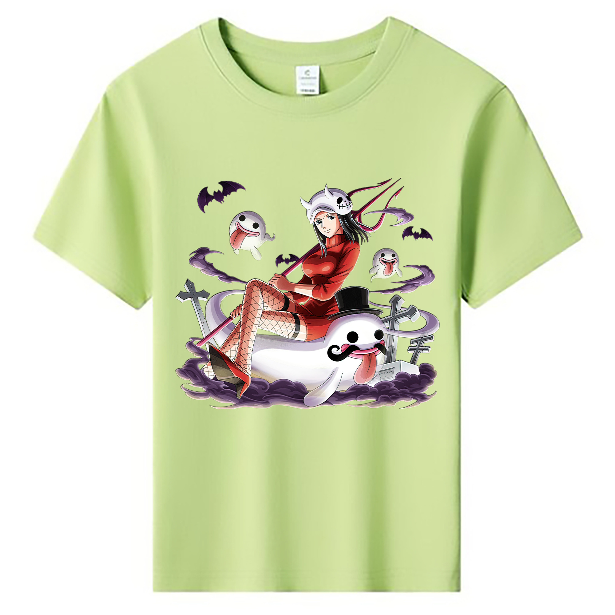 （画像用） ワンピース ニコ・ロビン ONE PIECE Nico Robin 綿100％キッズTシャツ（フロントプリント）